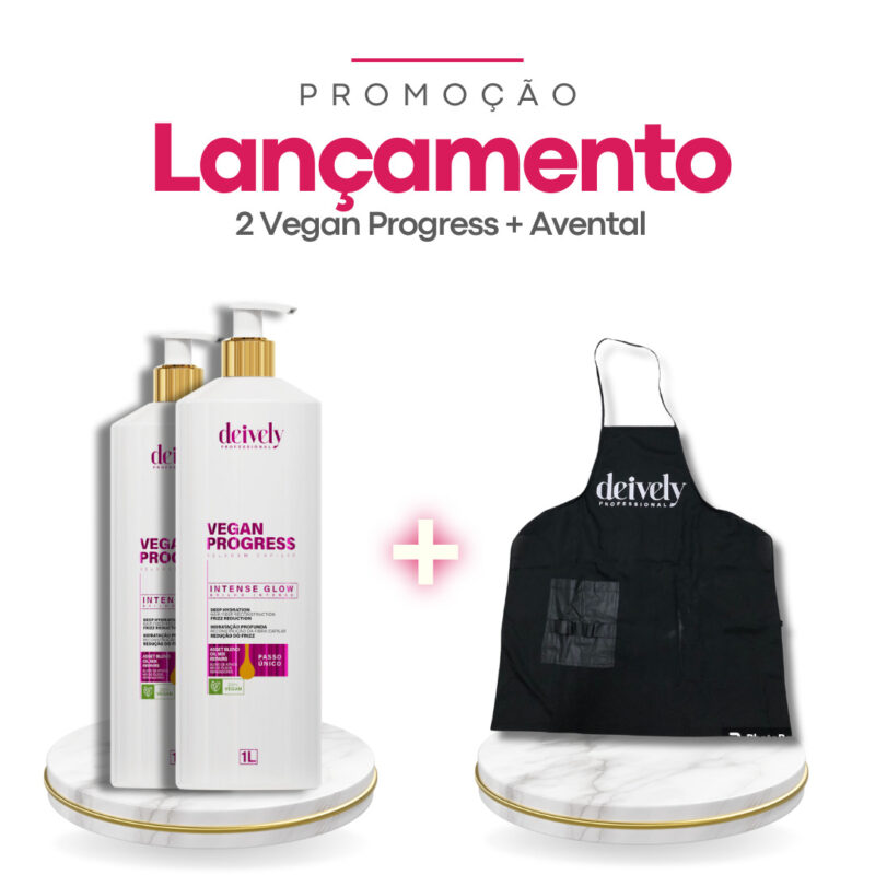 [Promoção] 2 Vegan Progress + Avental Deively